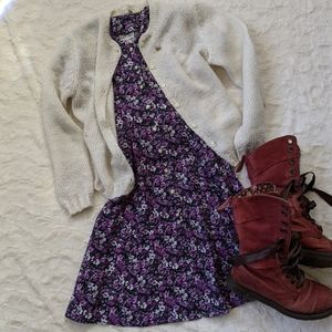 Rampage Floral 90's Grunge Dress
